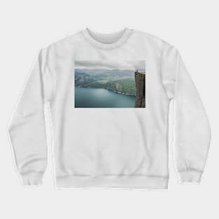 At the edge of a cliff Crewneck Sweatshirt